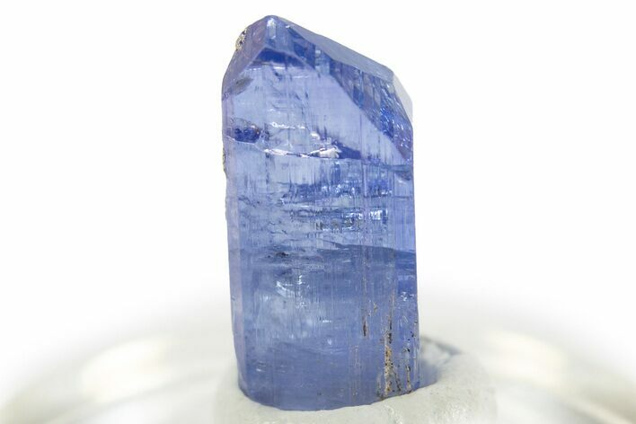 Brilliant Blue-Violet Tanzanite Crystal -Merelani Hills, Tanzania #323637